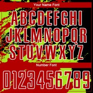 Benutzerdefinierte schwarz rot-neongrün abstrakte Fragment Kunst Splash Sublimation Fußball Uniform Trikot Benutzerdefinierte schwarz rot-neongrün abstrakte Fragment Kunst Splash Sublimation Fußball Uniform Trikot