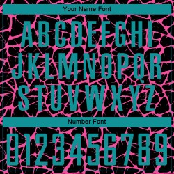 Benutzerdefinierte schwarz blaugrün-rosa abstrakte Netzwerk Splash Sublimation Fußball Uniform Trikot Benutzerdefinierte schwarz blaugrün-rosa abstrakte Netzwerk Splash Sublimation Fußball Uniform Trikot