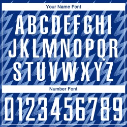 Benutzerdefinierte Royal Weiß-Hellblau Zickzack Form Sublimation Fußball Uniform Trikot Benutzerdefinierte Royal Weiß-Hellblau Zickzack Form Sublimation Fußball Uniform Trikot