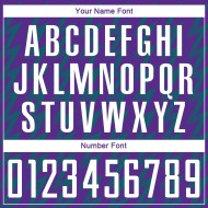 Benutzerdefinierte Lila Weiß-Blaugrün Zickzack Form Sublimation Fußball Uniform Trikot