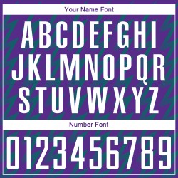 Benutzerdefinierte Lila Weiß-Blaugrün Zickzack Form Sublimation Fußball Uniform Trikot