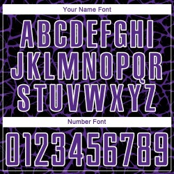 Benutzerdefinierte schwarz lila-weiß abstrakte Netzwerk Splash Sublimation Fußball Uniform Trikot Benutzerdefinierte schwarz lila-weiß abstrakte Netzwerk Splash Sublimation Fußball Uniform Trikot