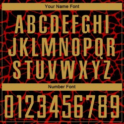 Benutzerdefinierte schwarz alt gold-rot abstrakte Netzwerk Splash Sublimation Fußball Uniform Trikot Benutzerdefinierte schwarz alt gold-rot abstrakte Netzwerk Splash Sublimation Fußball Uniform Trikot