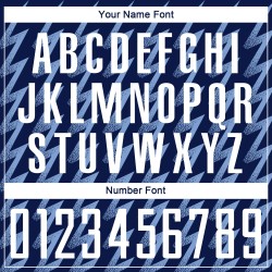 Benutzerdefiniertes Marineblaues, Weiß-Hellblaues, Zickzack-förmiges Sublimations-Fußballtrikot Benutzerdefiniertes Marineblaues, Weiß-Hellblaues, Zickzack-förmiges Sublimations-Fußballtrikot