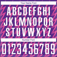 Benutzerdefinierte Lila Weiß-Rosa Zickzack Form Sublimation Fußball Uniform Trikot Benutzerdefinierte Lila Weiß-Rosa Zickzack Form Sublimation Fußball Uniform Trikot